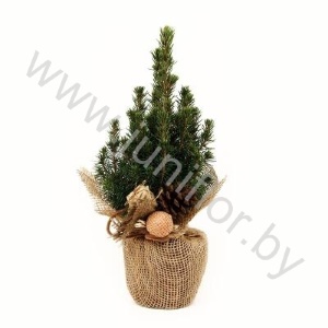 Ель Pic.Jute Kersttoef NO SNOW