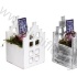 Гиацинт Houten Huis Wit/Grijs+Hyacint